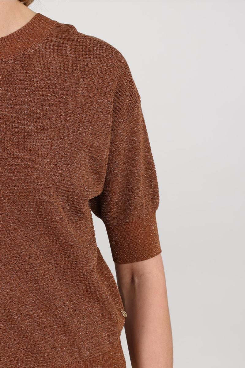 NUKUS Trui NKF01068 Bruin 4