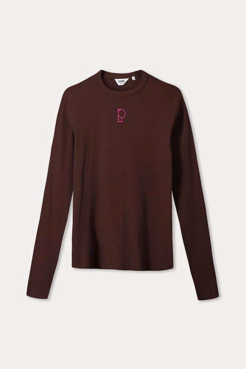 POM Amsterdam Longsleeve SP9750 Bruin 1