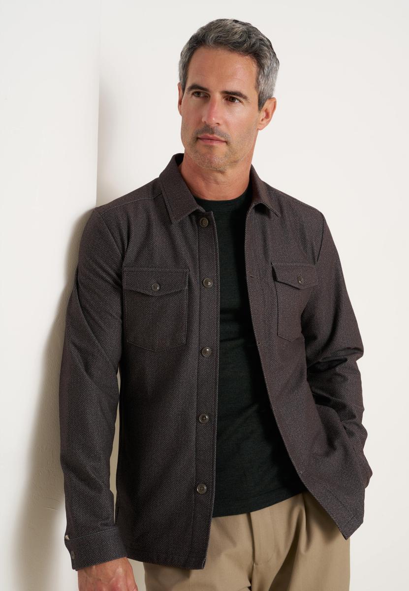 R2 Amsterdam Overshirt 134.OVERSHIRT.008 GFF Bruin 5