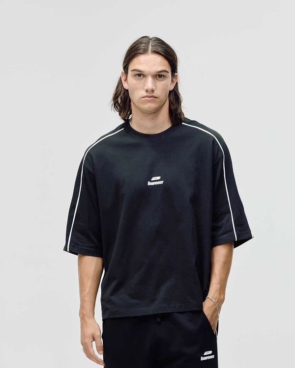 Bareen T-Shirt Logo Zwart 1
