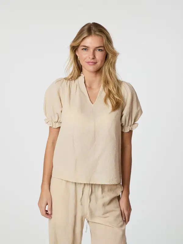 Neo Noir Blouse Odesa Beige 1