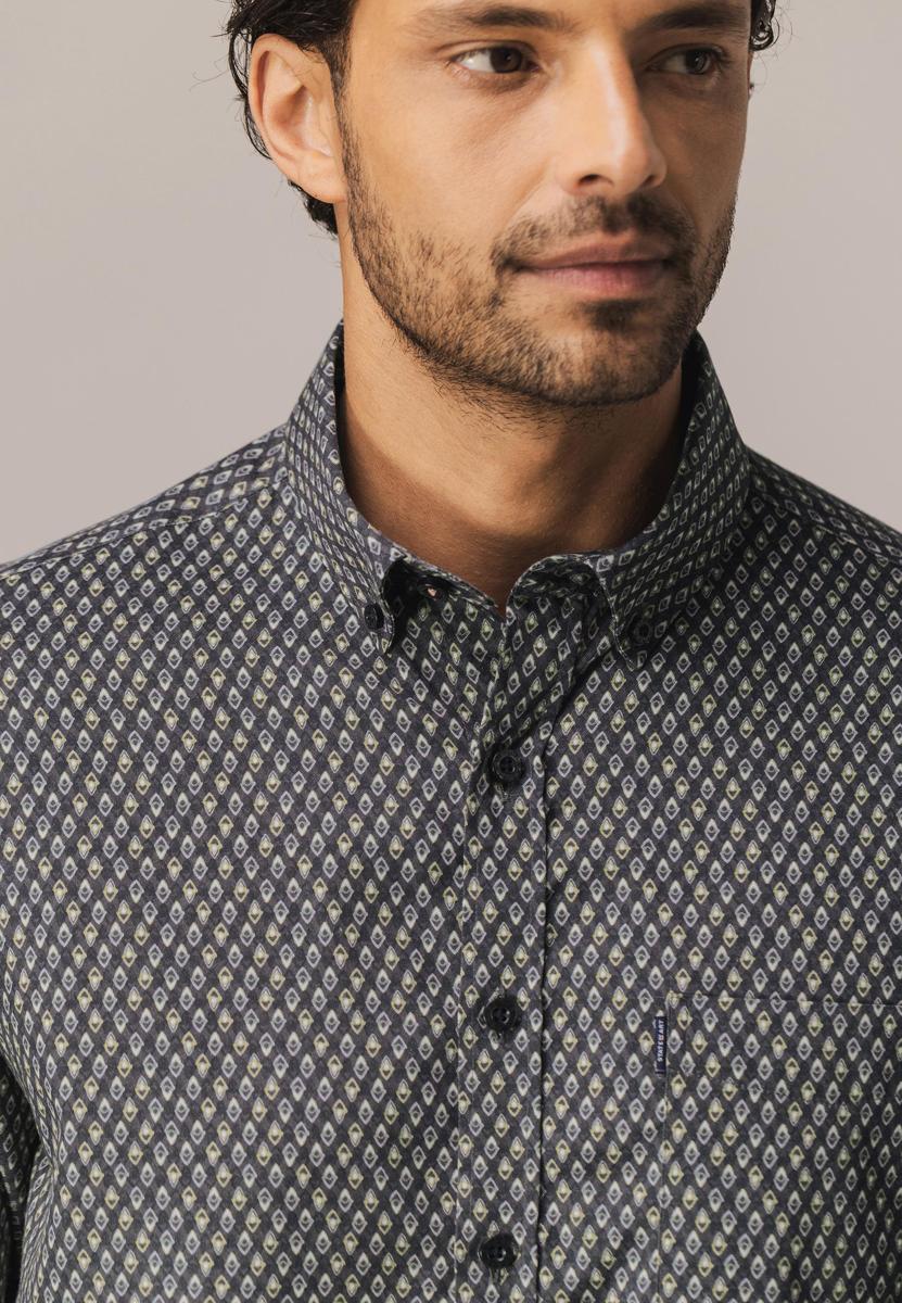 State of Art Overhemd 214-25272 Grijs 4