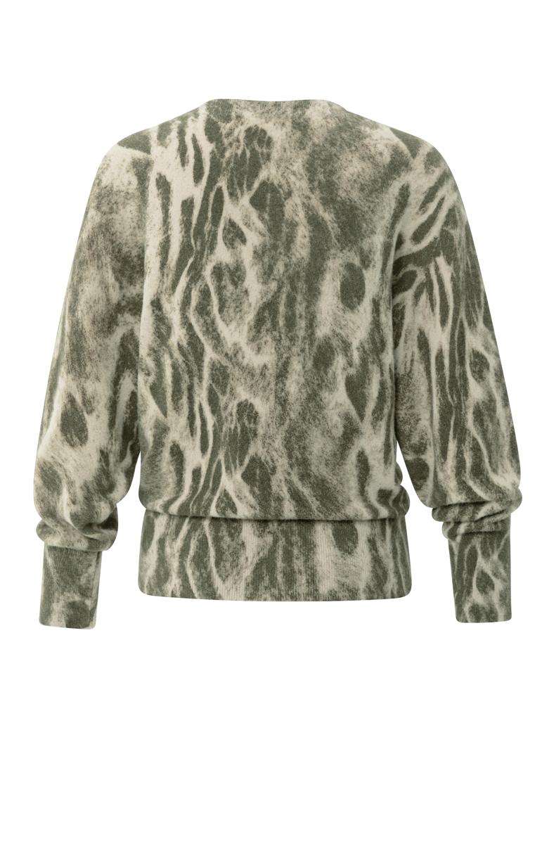 YAYA Trui 01-000497-509 Groen 3