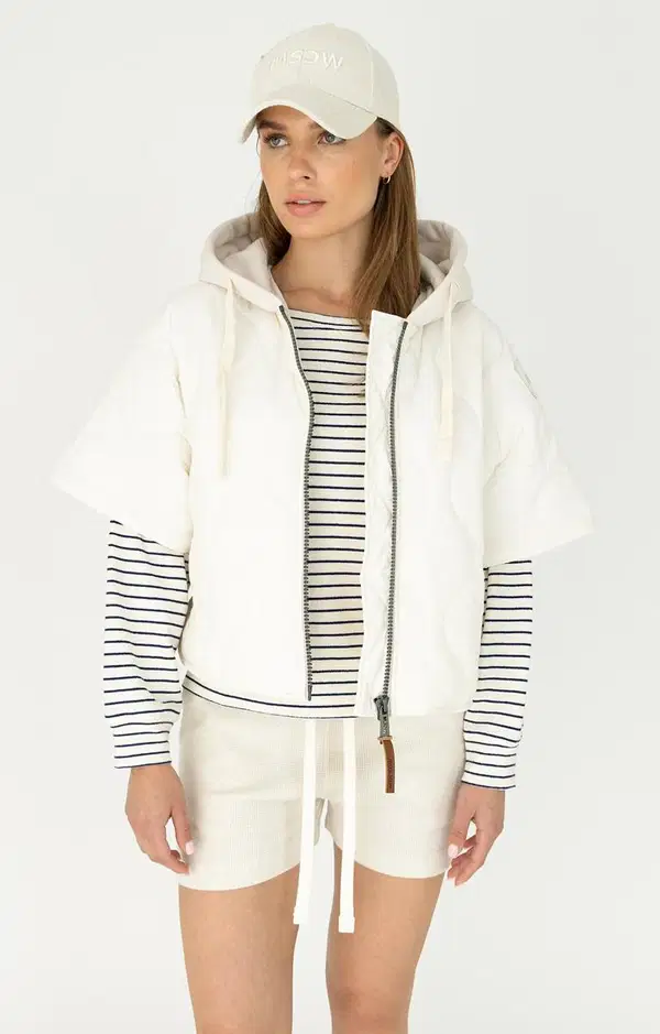 Moscow Bodywarmer Tony Off-White 1