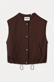 POM Amsterdam Gilet SP9711 Bruin 1