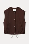 POM Amsterdam Gilet SP9711 Bruin 1