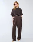 OU. Pantalon Ligne Bruin 1