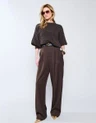 OU. Pantalon Ligne Bruin 1