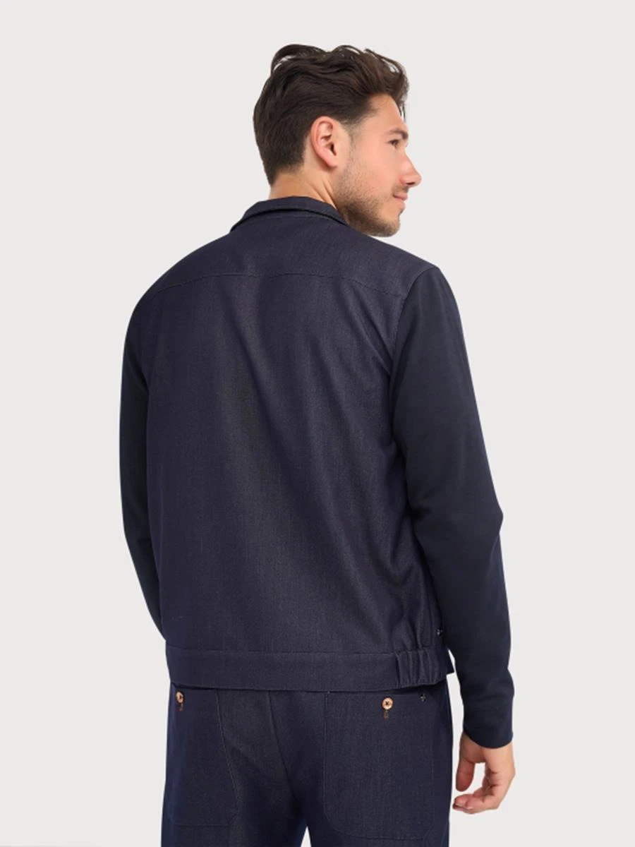 Blue Industry Overshirt TIVOLI-W26-M15 Blauw 3