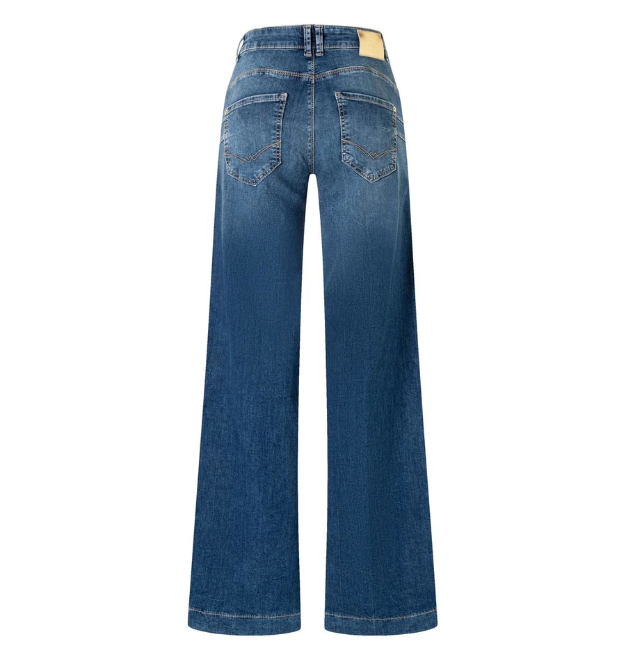 MAC Jeans Rich Palazzo 5233-90-0391L Blauw 4