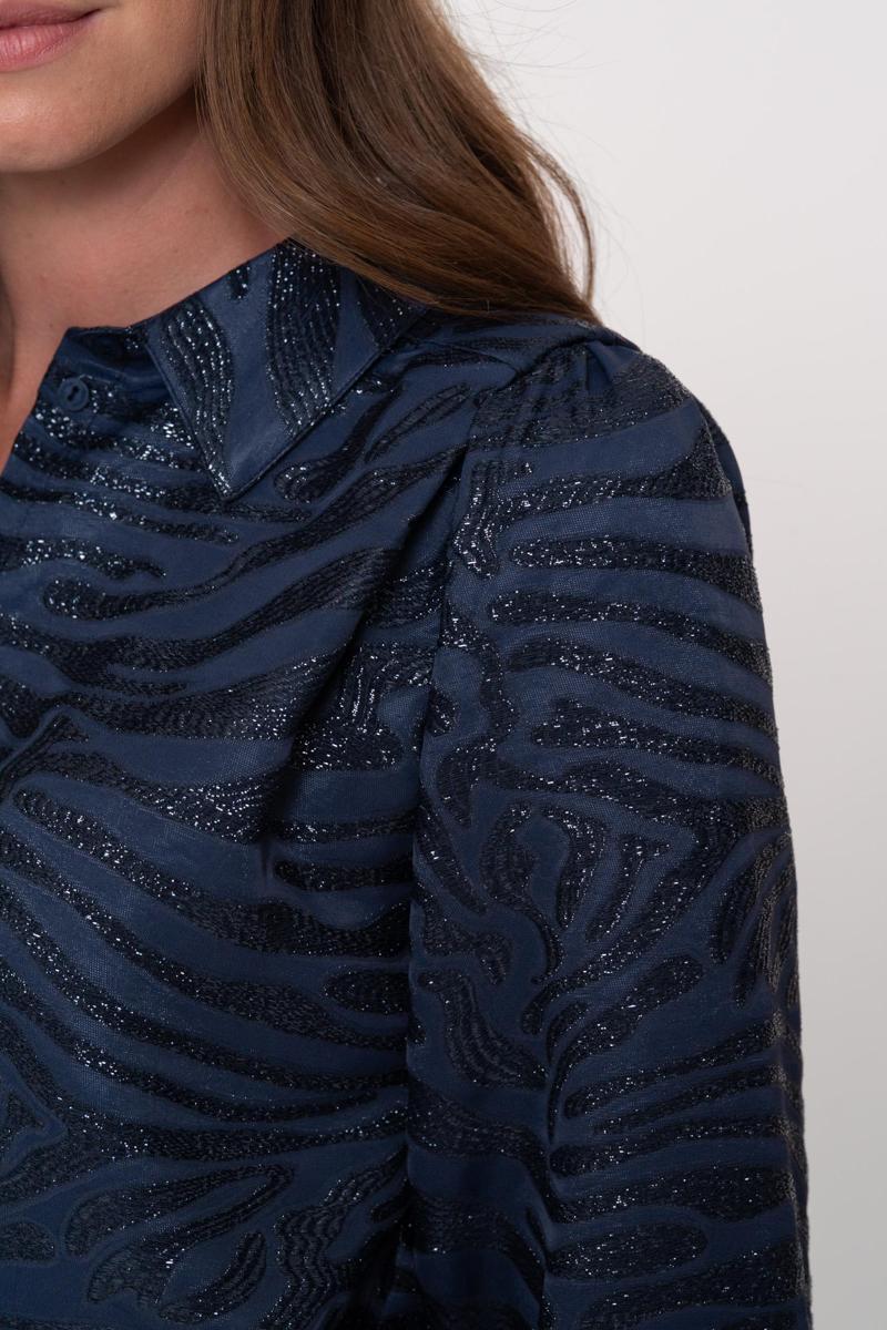 Geisha Blouse 53917-20 Blauw 3