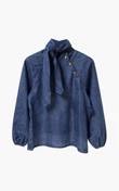 Aimée the Label Blouse Jesper Blauw 1
