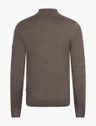 Cavallaro Trui Merino Half Zip Taupe 3