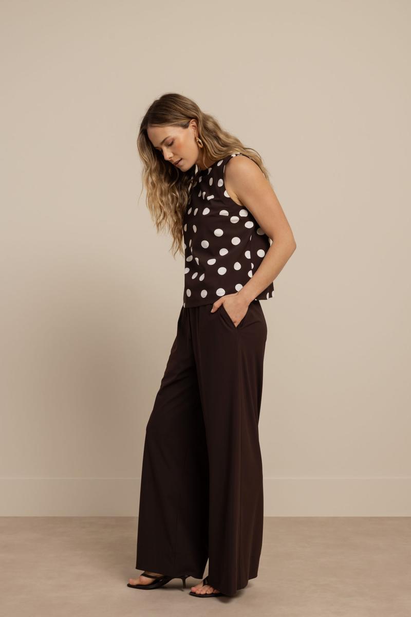 Studio Anneloes Pantalon Grace trousers Bruin 4