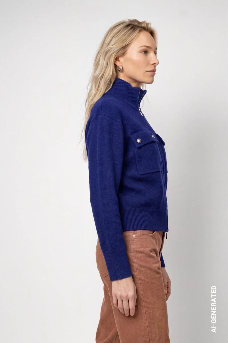 Monari Vest 810603 Blauw 2