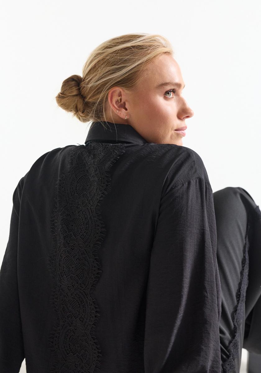 Jansen Amsterdam Blouse Ingrid Zwart 5