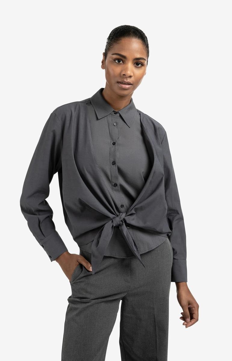 YAYA Blouse 01-201177-509 Grijs 1