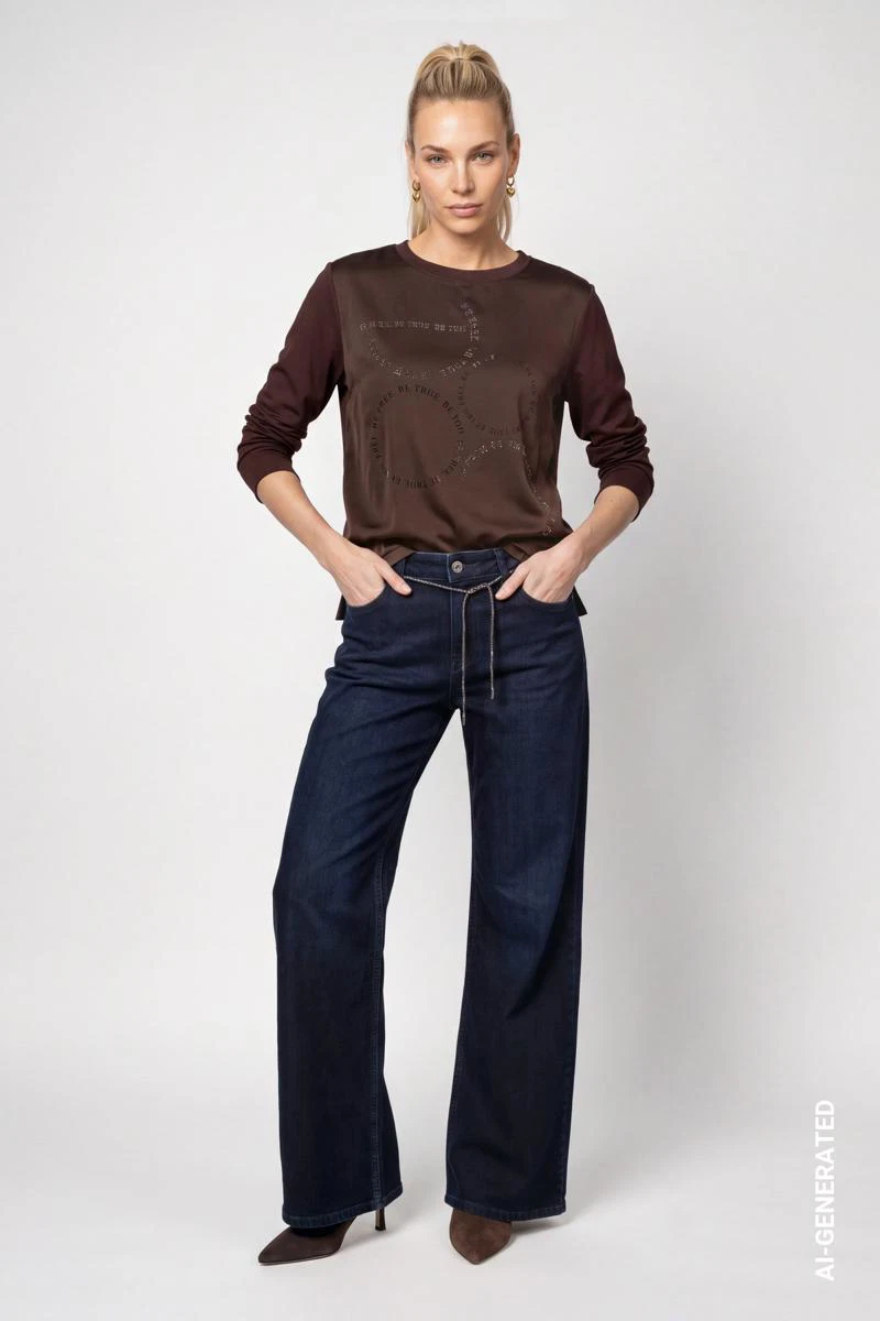 Monari Longsleeve 810559 Bruin 2