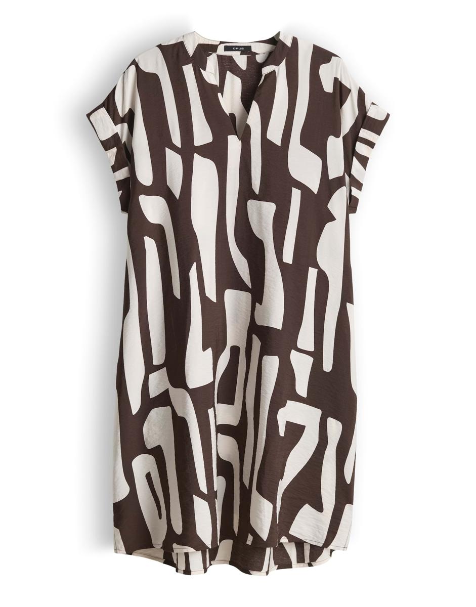 OPUS Jurk 10555114144429 Bruin 1