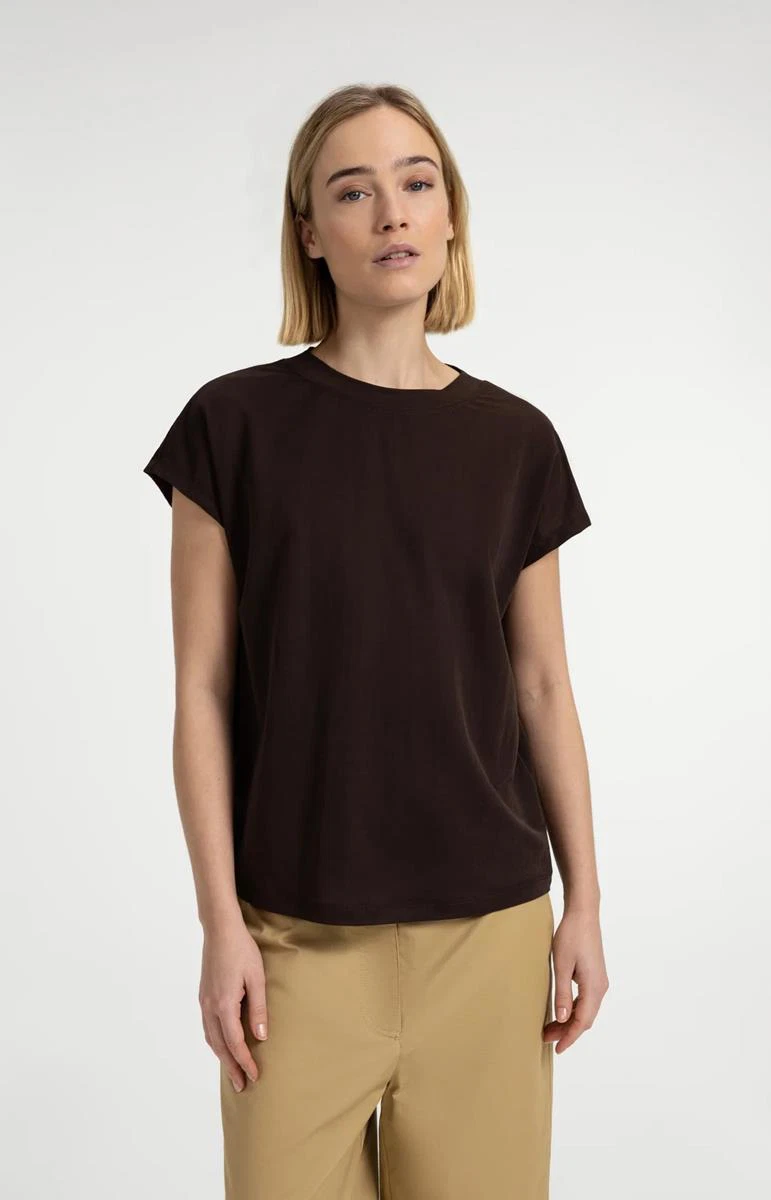 YAYA T-Shirt 01-709291-606 Bruin 1
