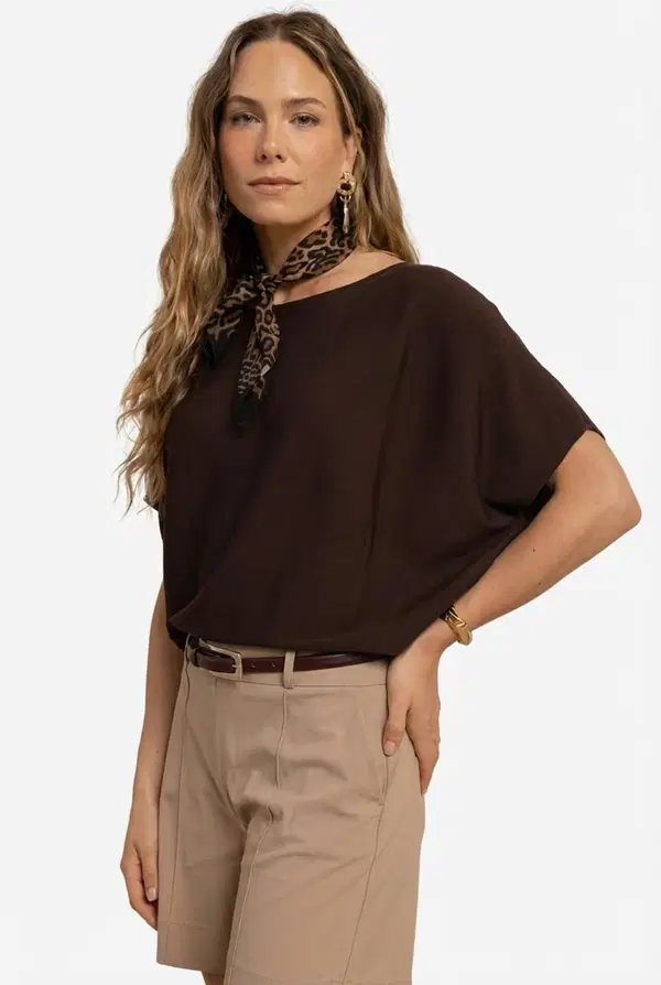 Studio Anneloes Trui Lenti pullover Bruin 1