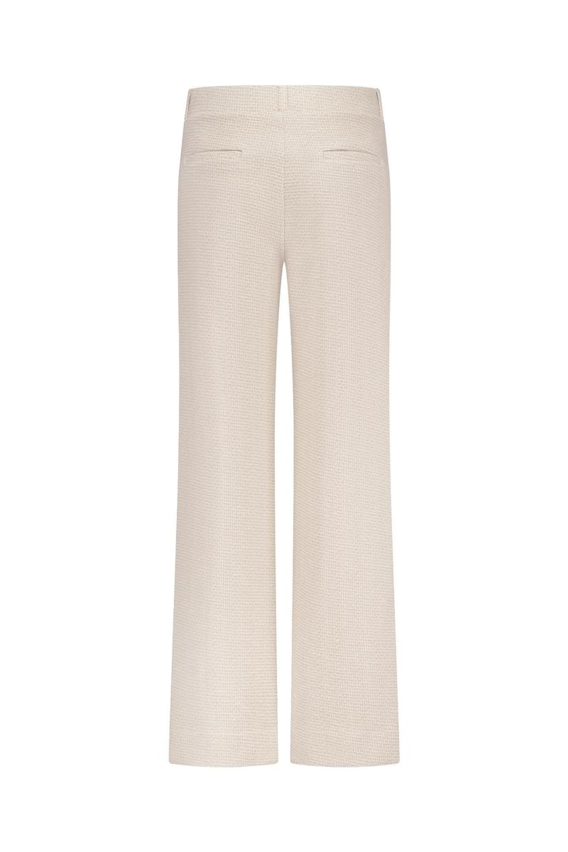 Studio Anneloes Pantalon Lexie Tweed Off-White 3
