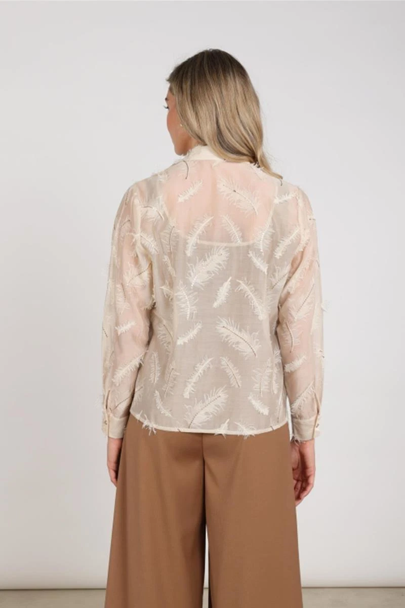 NUKUS Blouse Aysha Beige 3