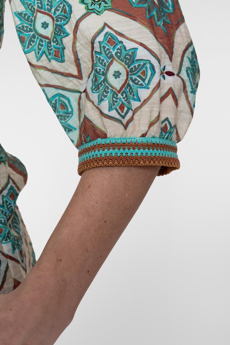 Geisha Blouse 63453-20 Blauw 6