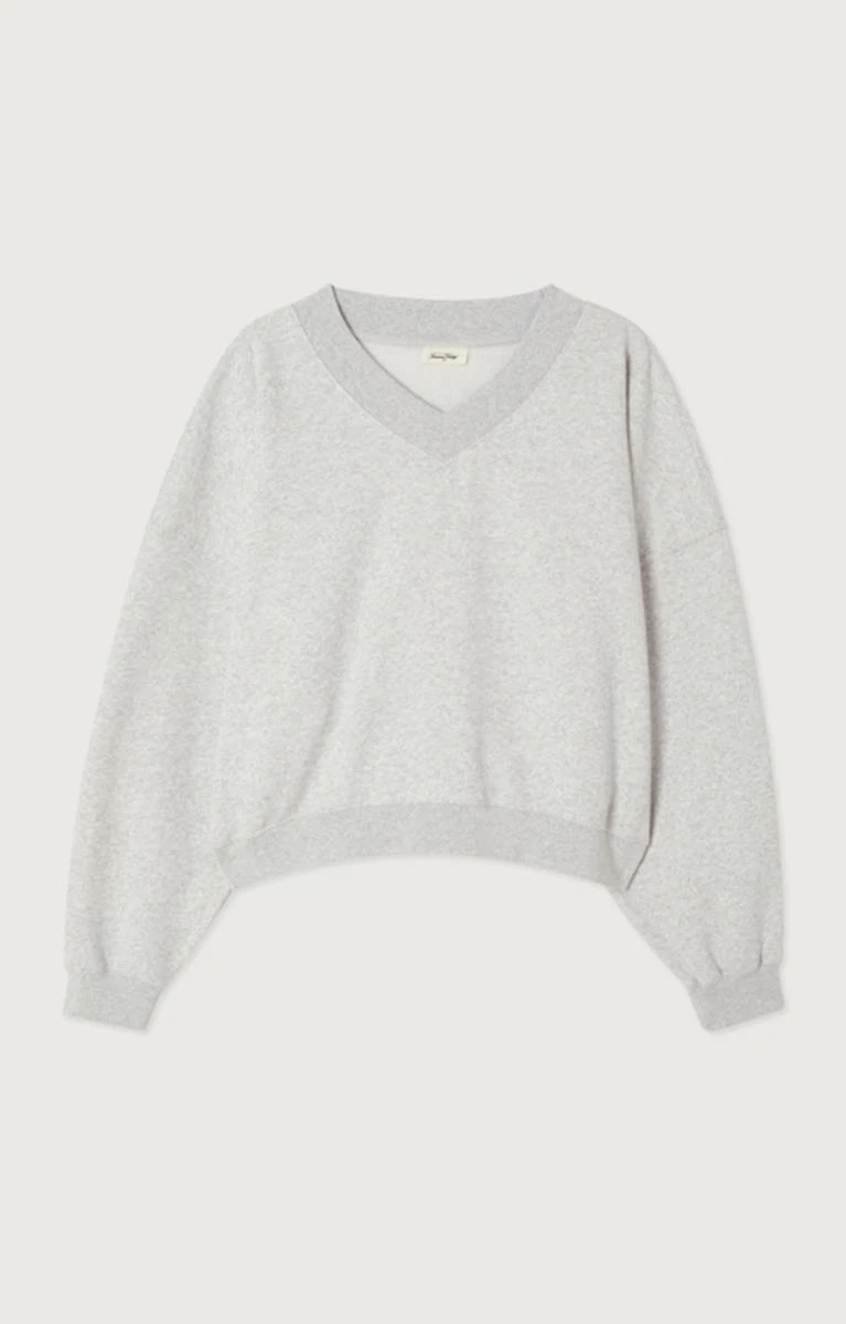 American Vintage Sweater Baptown Grijs 1