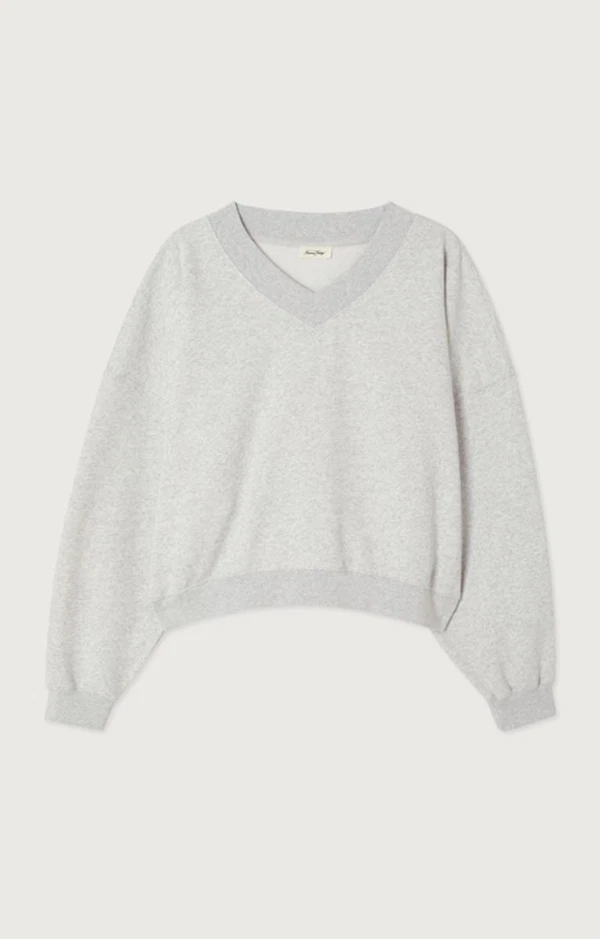 American Vintage Sweater Baptown Grijs 1