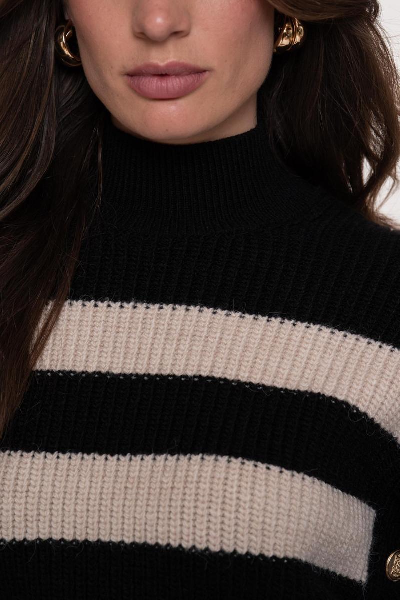 Geisha Trui 54860-23 Zwart 5