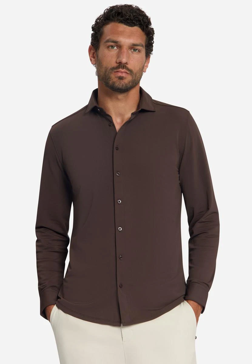 No Excess Overhemd 33410885SN Bruin 4