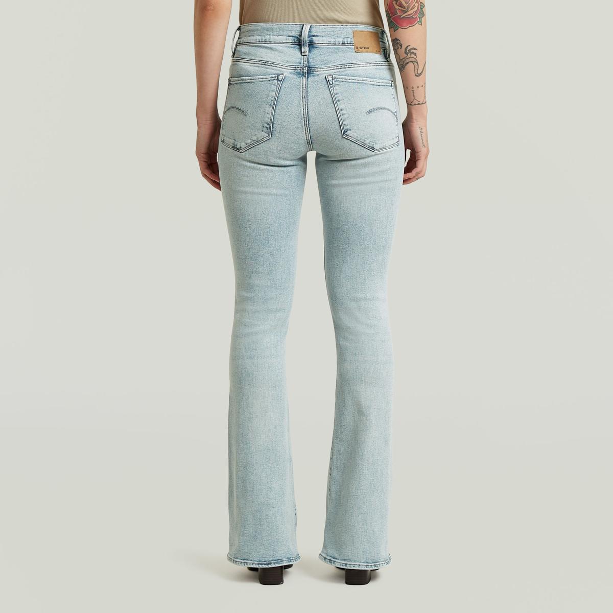 G-Star Jeans 3301 Flare Blauw 3