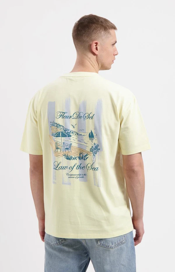 Law of the Sea T-Shirt Alfresco Geel  1