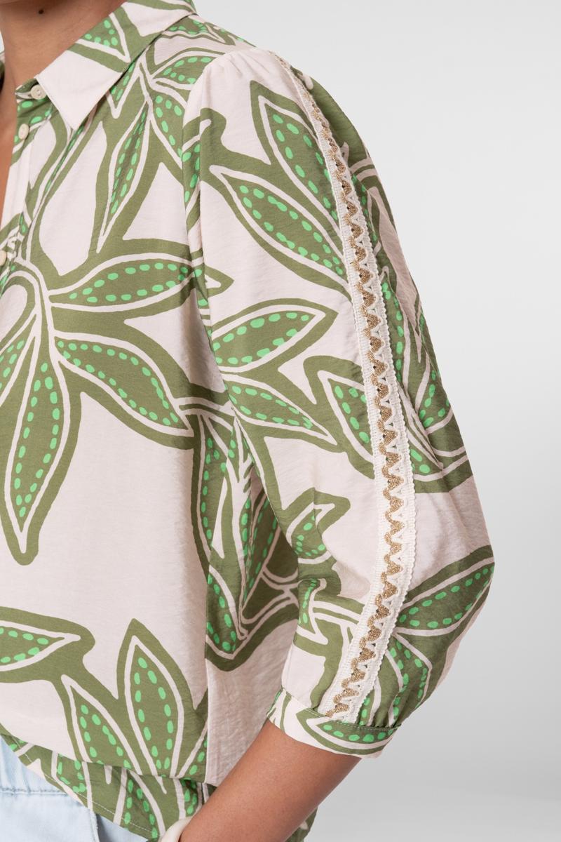 Geisha Blouse 63449-20 Groen 5