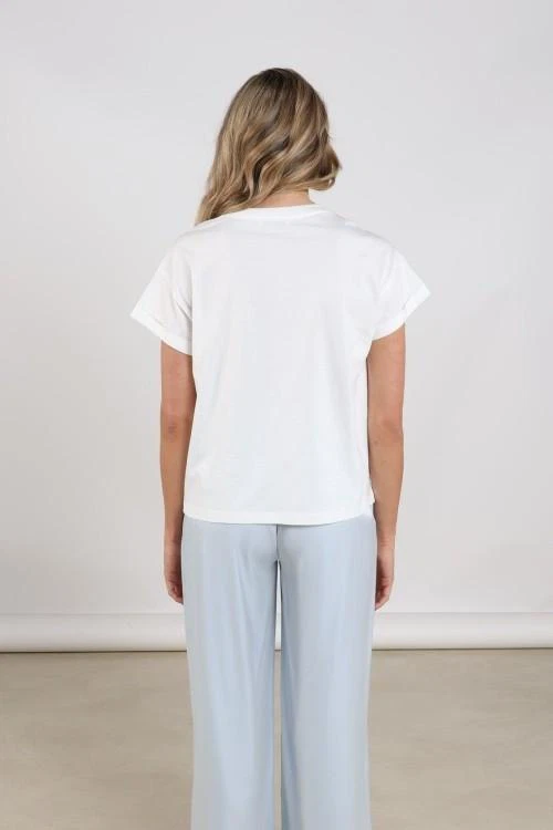 NUKUS T-Shirt Claire Off-White 3
