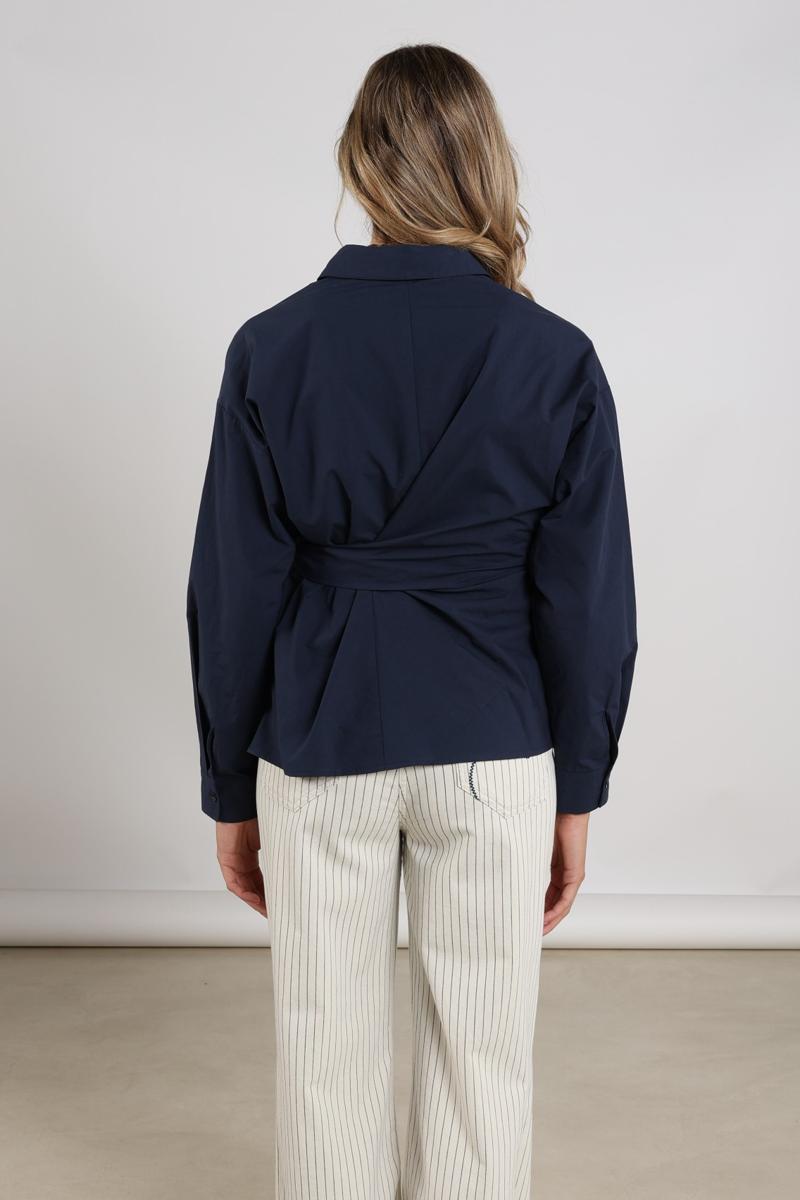 NUKUS Blouse Aneta Blauw 3