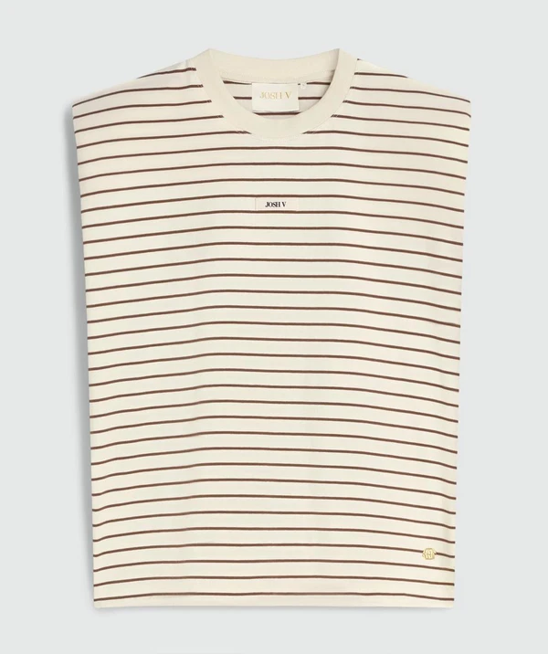 Josh V T-Shirt JV-2603-1103 Bruin 1