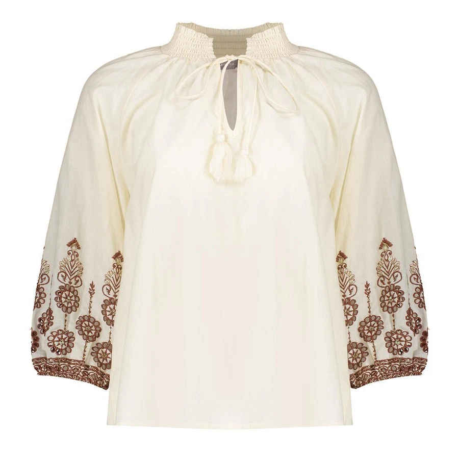 Geisha Blouse 63434-26 Off-White 2