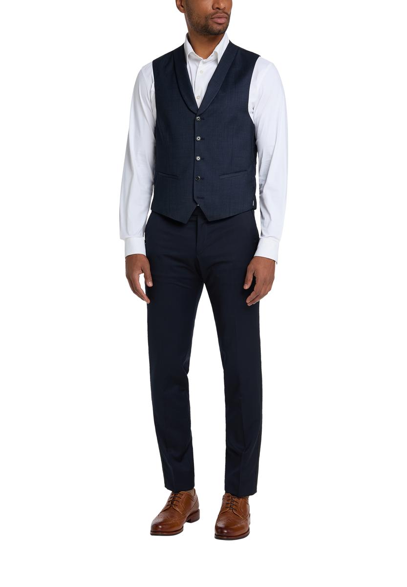 Club of Gents Club of Gents Gilet Philipp Blauw 6