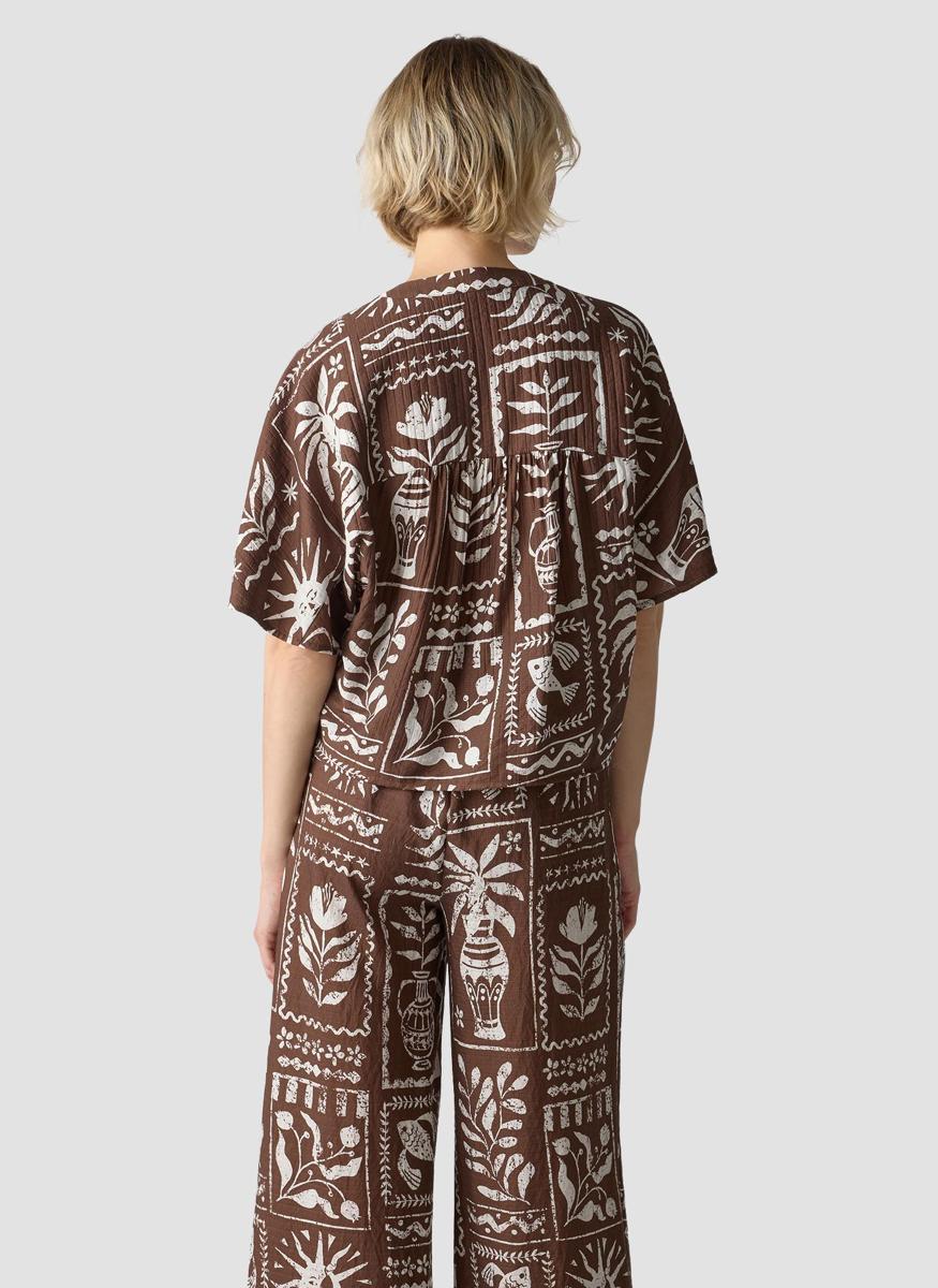 LeComte Blouse 56-624107 Bruin 3