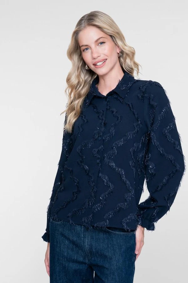 Geisha Blouse 63909-20 Blauw 1
