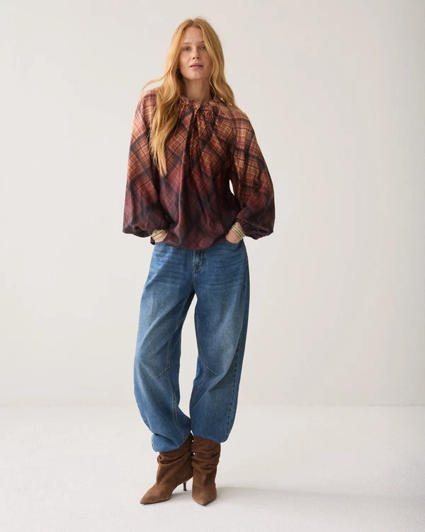 Summum Blouse 2s3547-12497 Bruin 1