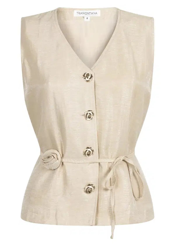 Tramontana Gilet C06-20-802 Beige 1