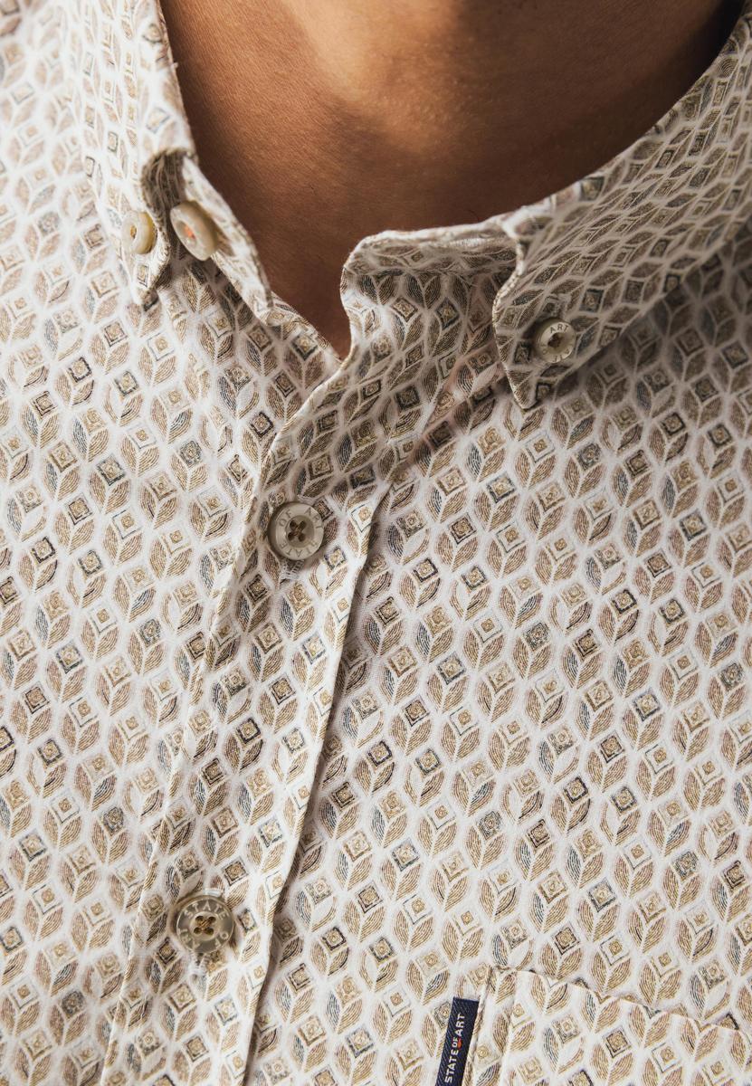State of Art Overhemd 214-25256 Beige 5