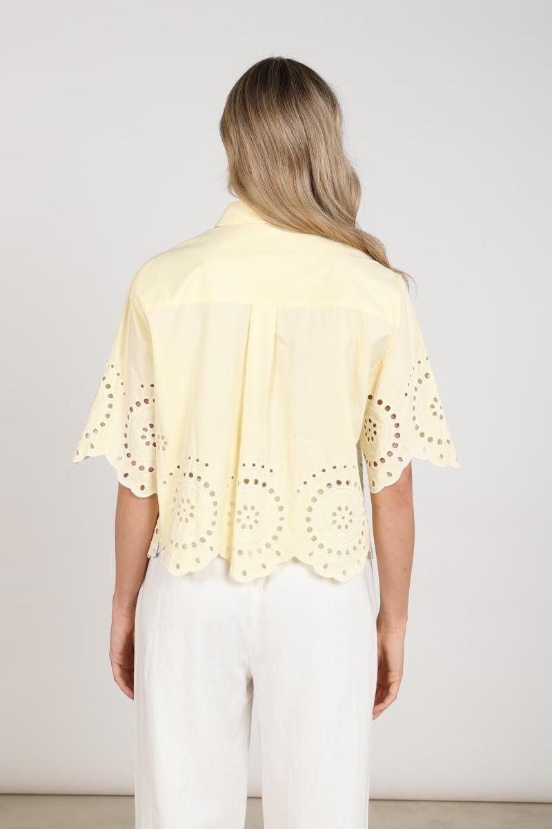 NUKUS Blouse NKS02209 Geel  5