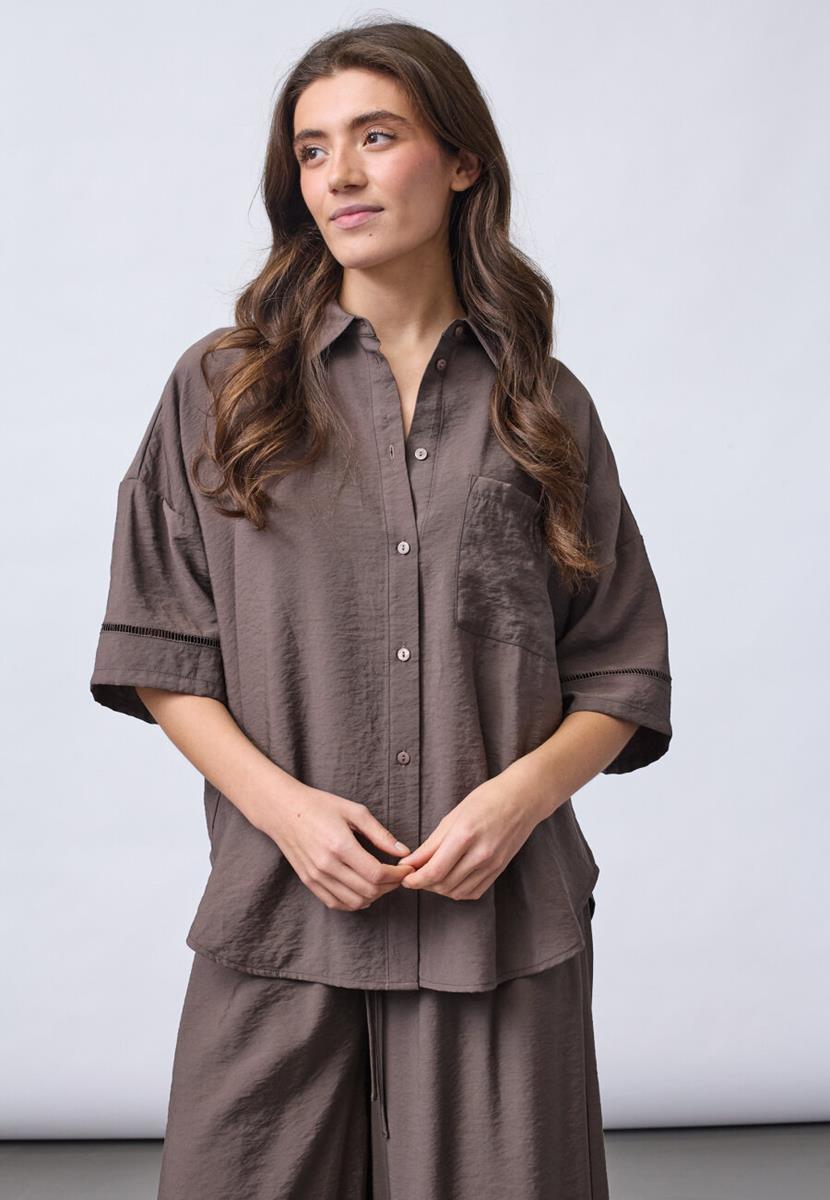 Sisters Point T-Shirt Ella-n.Sh9 Bruin 1