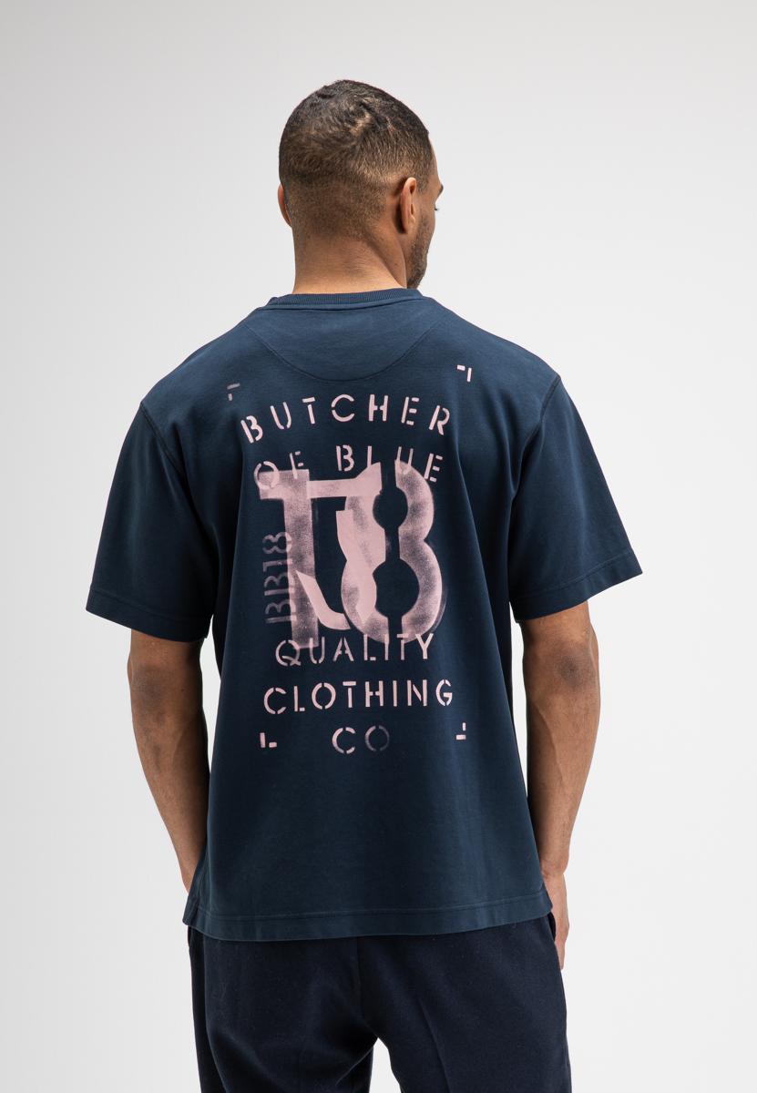 Butcher of Blue T-Shirt M2622023 Blauw 4