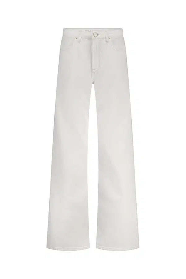 Studio Anneloes Pantalon Lexie denim trous Off-White 1