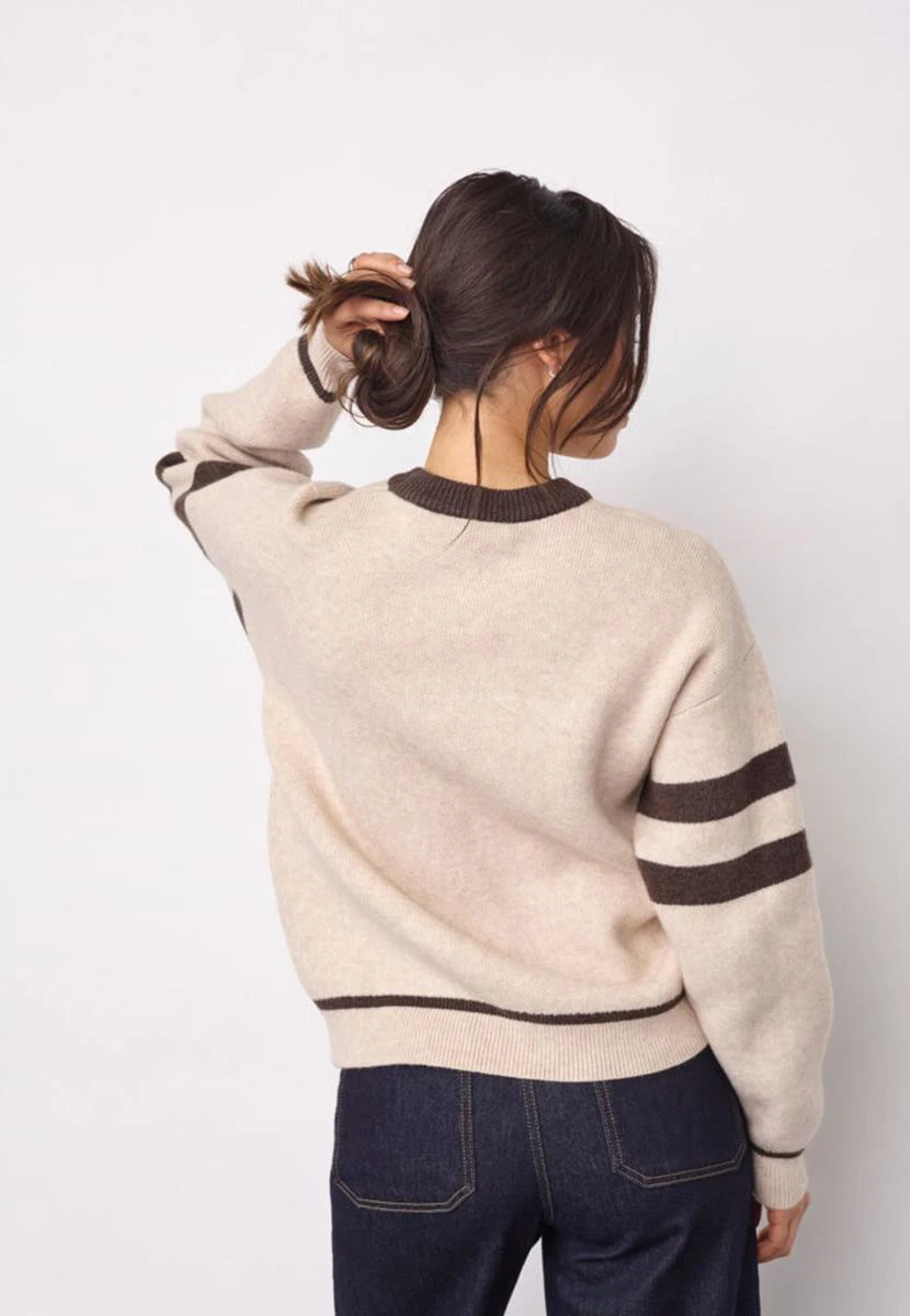 Co'Couture Trui Row Coco Off-White 3